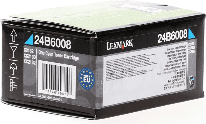 Toner, Lexmark, 24B6008, rendiment 3000 faqe, standard, cian