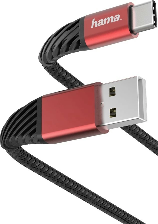Kabëll Hama Extreme USB-A - USB-C, 1.5m, i zi