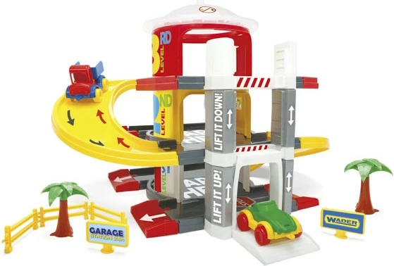 Garazh lodër Wader 3 nivele me ashensor, 2 makina, shumëngjyrësh, set