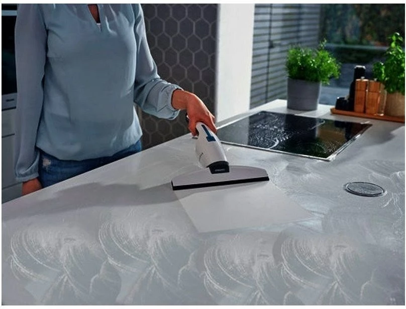 Pastrues elektrik për dritare Leifheit NEMO, 28 cm, IPX7, zi/turkuaz/bardhë