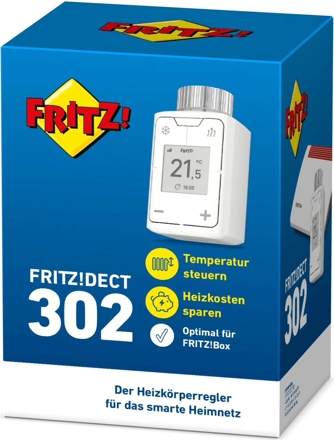 Termostat AVM FRITZ!DECT 302, i bardhë
