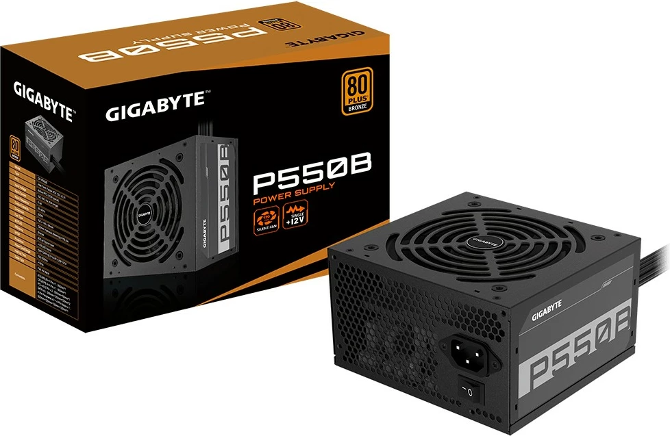 Furnizues Gigabyte P550B, 550W, 80 PLUS Bronze