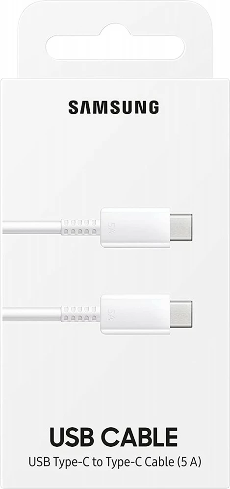 Kabllo karikuese Samsung, USB type-C/C, 1m, e bardhë 