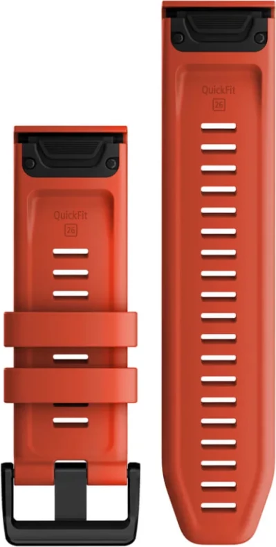Rrip për smartwatch Garmin QuickFit® 26 Bands, Silicone, Flame Red