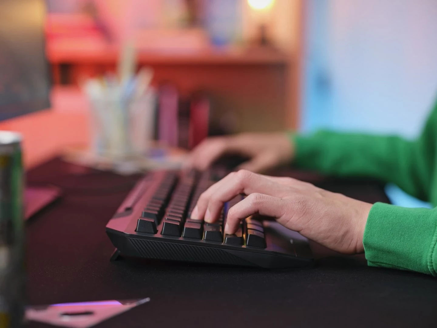 Tastaturë gaming Trust GXT 836 Evocx, USB, QWERTY, US English, E zezë