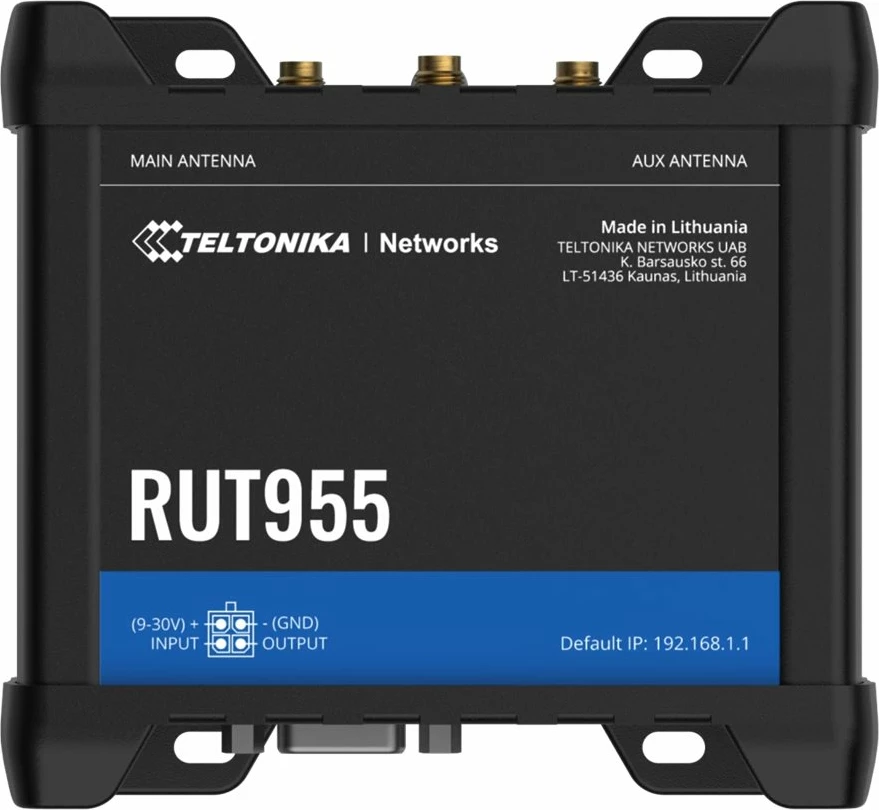Router Teltonika RUT955 LTE Cat 4, 4 porta Ethernet, WiFi, i zi