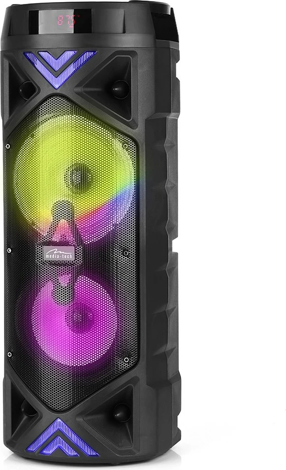 Altoparlant portativ Media-Tech FUNBOX KEG PRO MT3182 me Bluetooth, Karaoke, LED, i zi