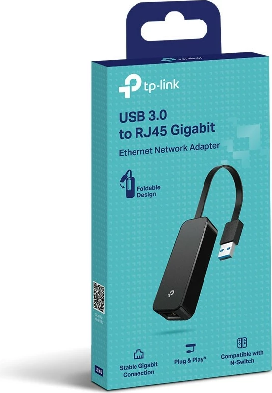 Kartë rrjeti USB TP-LINK UE306, Gigabit Ethernet, e zezë