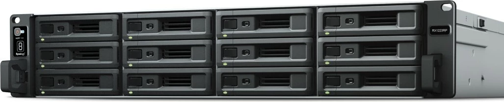 Kasë Synology RX1223RP, HDD/SSD, 2.5/3.5", Serial ATA, Hot-swap, Ngjyrë e zezë