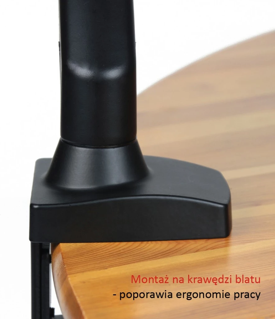 Mbajtës tavoline për monitor ART RAMART L-11GD, për 13-27 inç, i zi