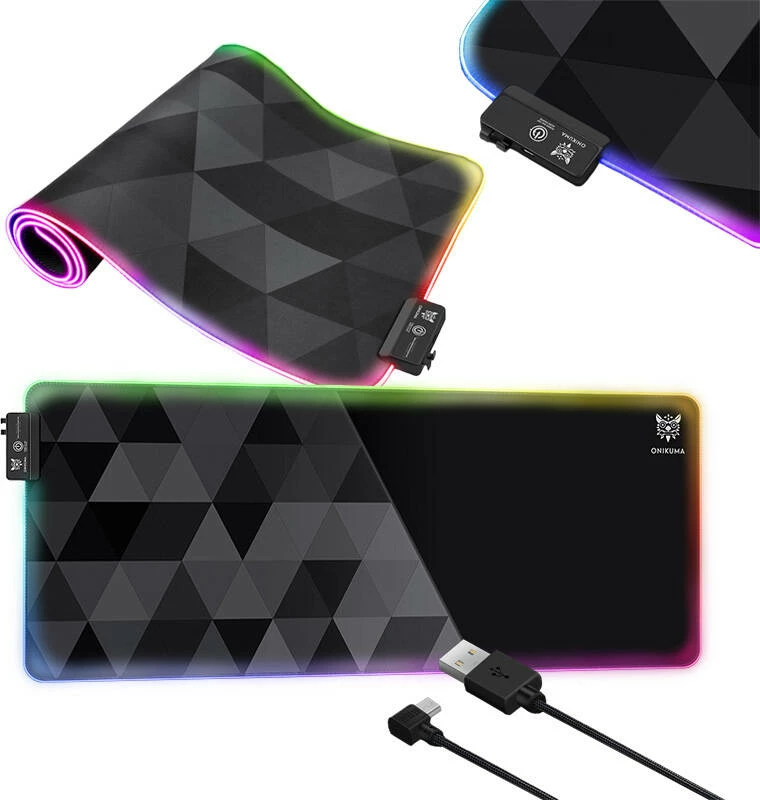 Mauspad ONIKUMA MP006 RGB, i zi