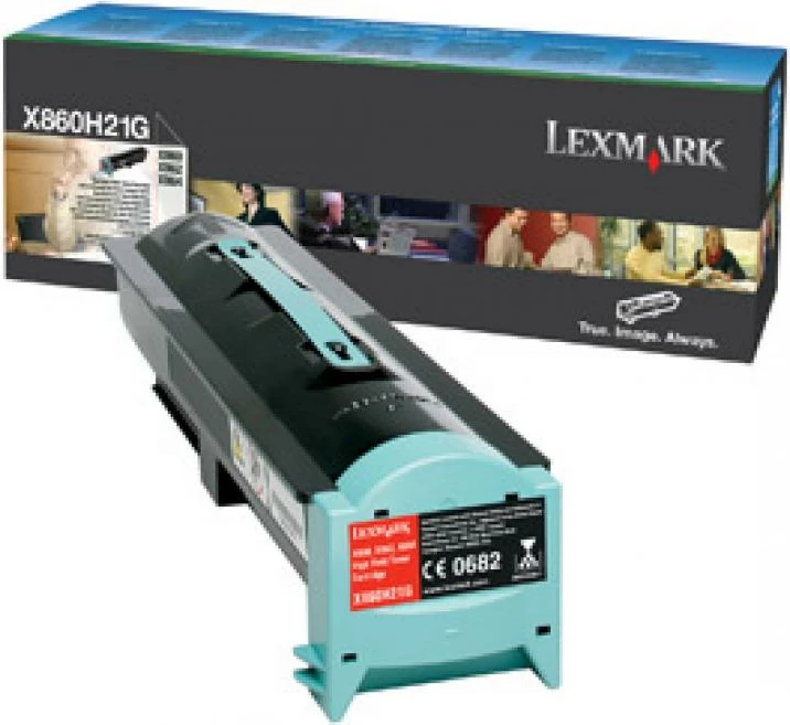 Toner Lexmark X860H21G kapacitet i lartë 24,000 faqe, e zezë