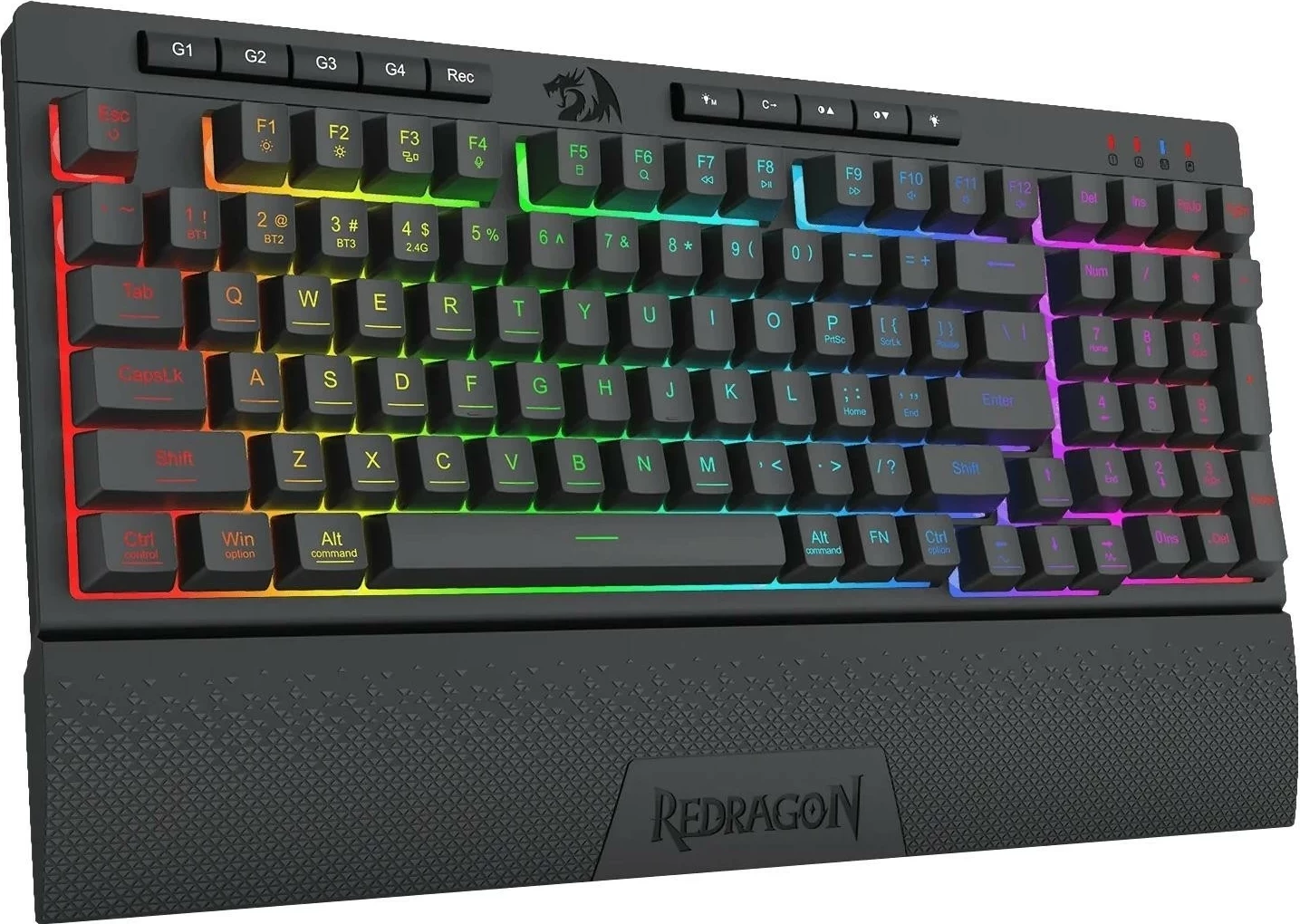 Tastierë Redragon K515-RGB SHIVA 98, RGB, e zezë