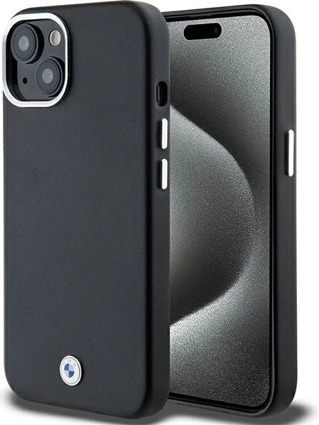 Mbështjellës BMW Signature Wrapped Metal MagSafe për iPhone 14/15/13, i zi