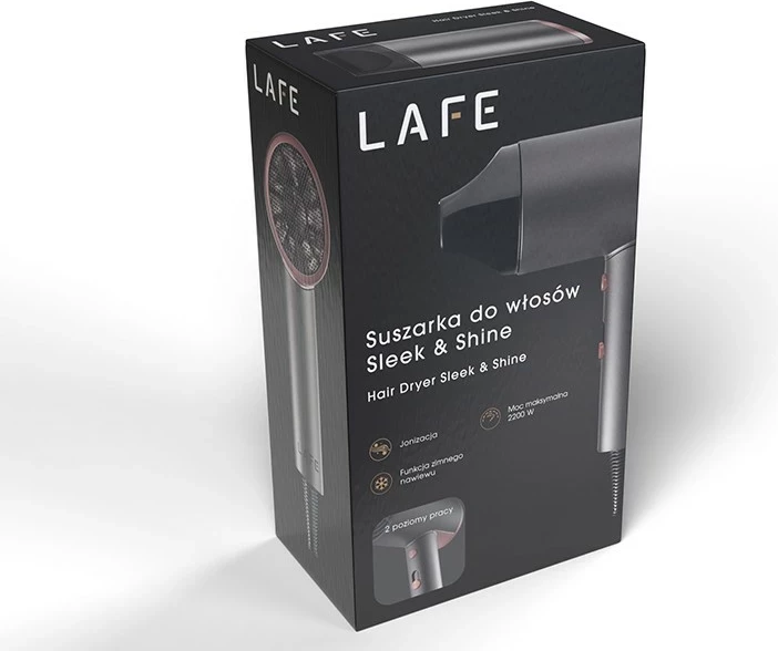Suskë flokësh Lafe Sleek & Shine, 2200W, gri