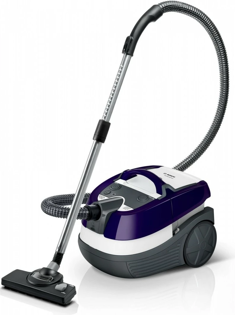 Fshesë me ujë Bosch Aqua Wash&Clean BWD41740, 1700 W, 5L, Gri/Vjollcë