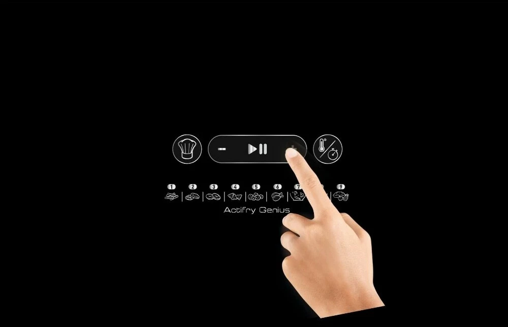 Friterë me ajër Tefal ActiFry Genius+ FZ773815, 1.2 kg, 1500W, e zezë