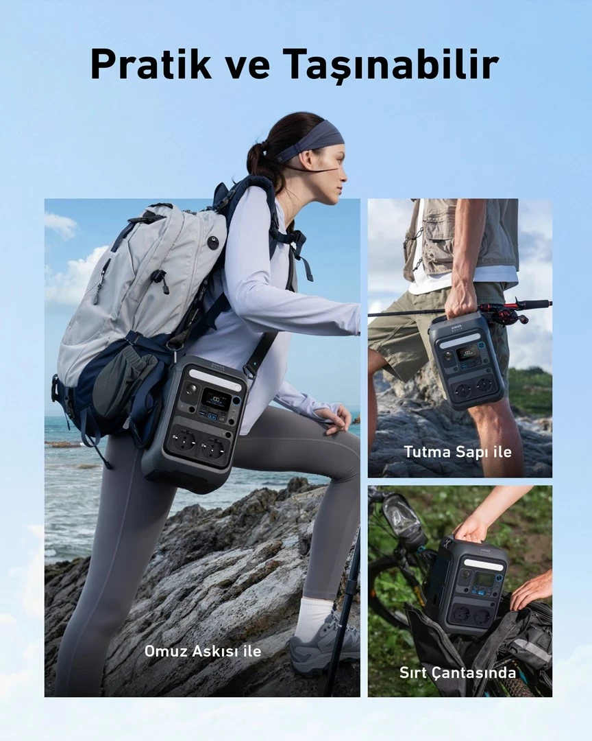 Stacion portativ Anker SOLIX C300X, 288Wh, 600W