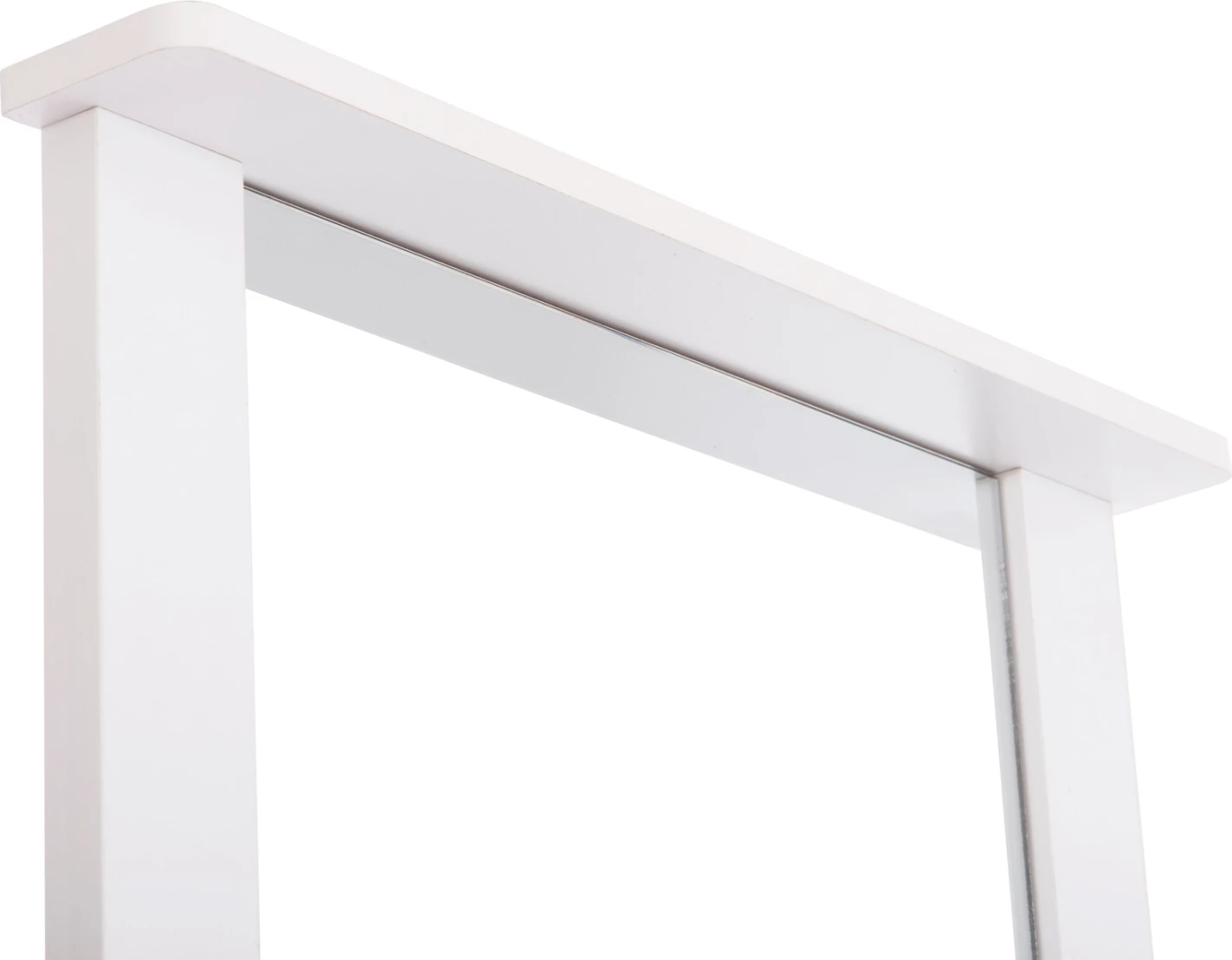 Set tavoline tualeti me pasqyrë dhe karrige CRYSTEL FH9938.01 melaminë e bardhë 74x39x155H cm.