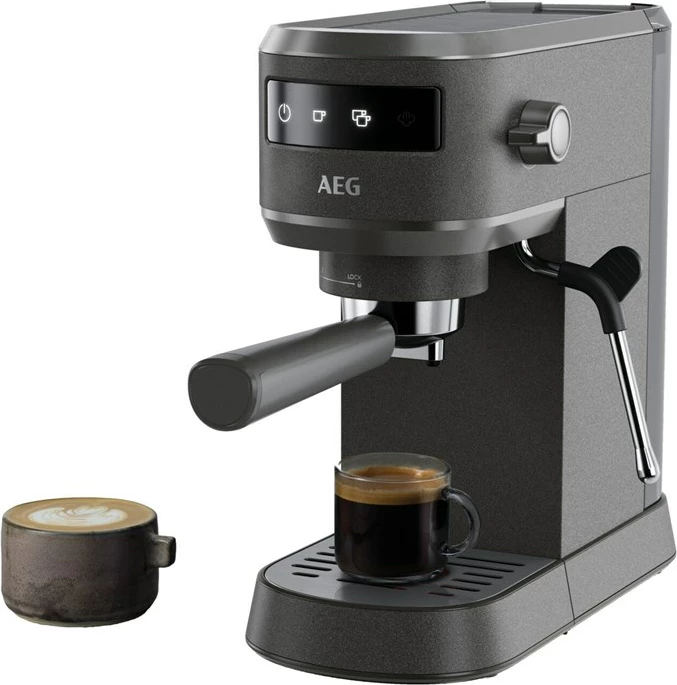 Aparat espresso manual AEG EC6-1-6BST, 1L, i zi