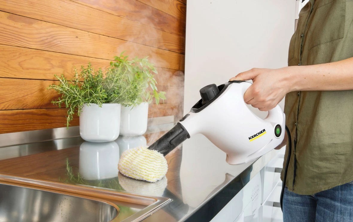 Avullues dore Karcher SC 1, 1.516-400.0, 1200W, 0.2L, Bardhë/Zi, me aksesorë