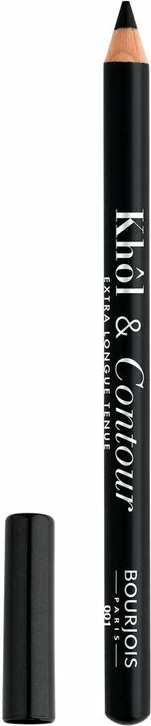 Laps për sy Bourjois Khol&Contour Eye Pencil Extra-Long Wear për femra 001 Noir-Issime 1.2g
