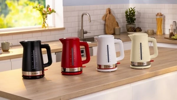 Çajnik elektrik Bosch TWK4M223, 1.7 L, 2400 W, Zi