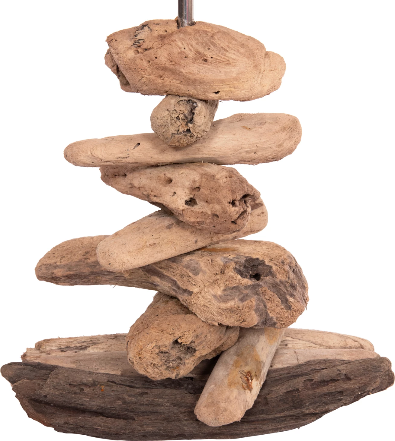 Llambë dekorative tavoline IVAR FH4431 dru i sjellë nga deti & rattan 32x30x53Hcm