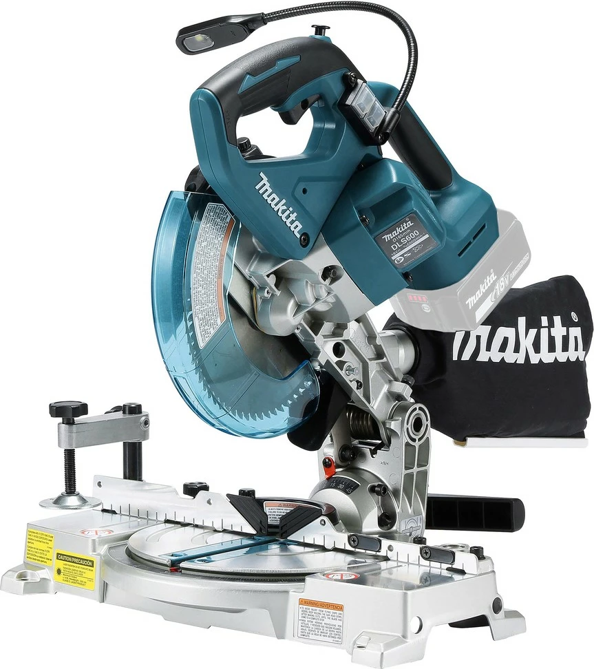 Sharrë këndi Makita DLS600Z, akku, blu