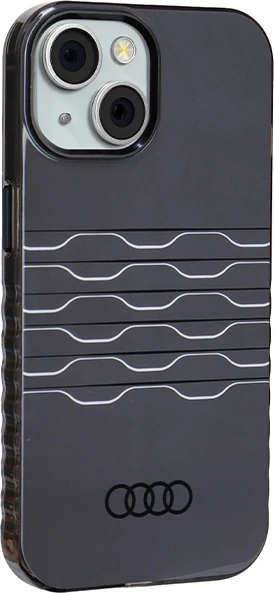 Mbështjellës Audi IML MagSafe për iPhone 15/14/13, i zi