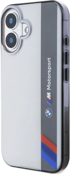 Mbështjellës BMW M Motorsport për iPhone 16 Plus, Gri
