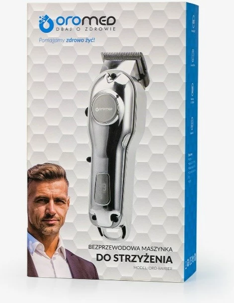 Makinë rroje Oromed ORO-BARBER, 2000 mAh, argjend