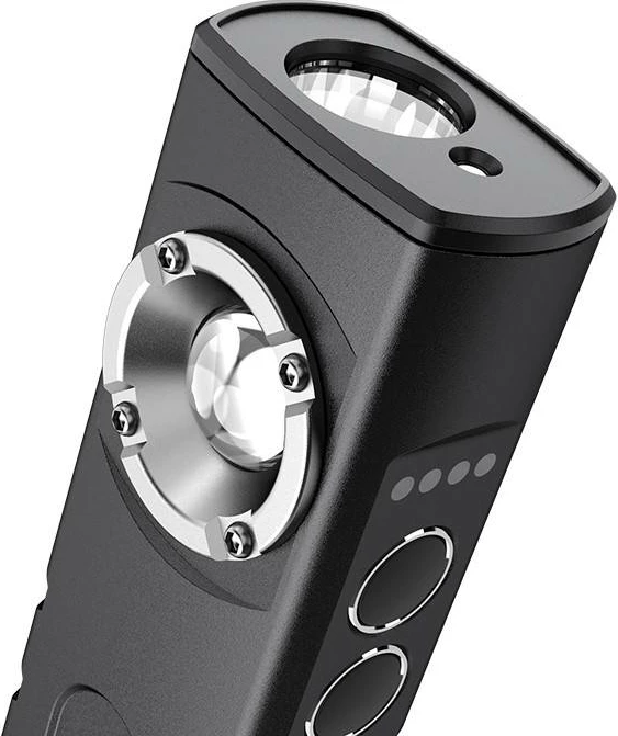 Elektrik dore Superfire G20, LED 470lm, karikim USB, i zi