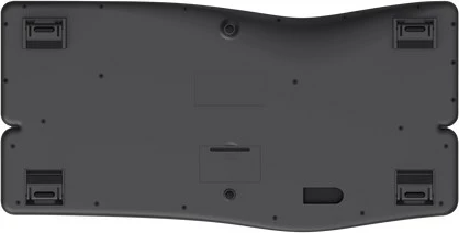 Tastierë Trust Keyra ergonomike, wireless, full-size, QWERTY, e zezë