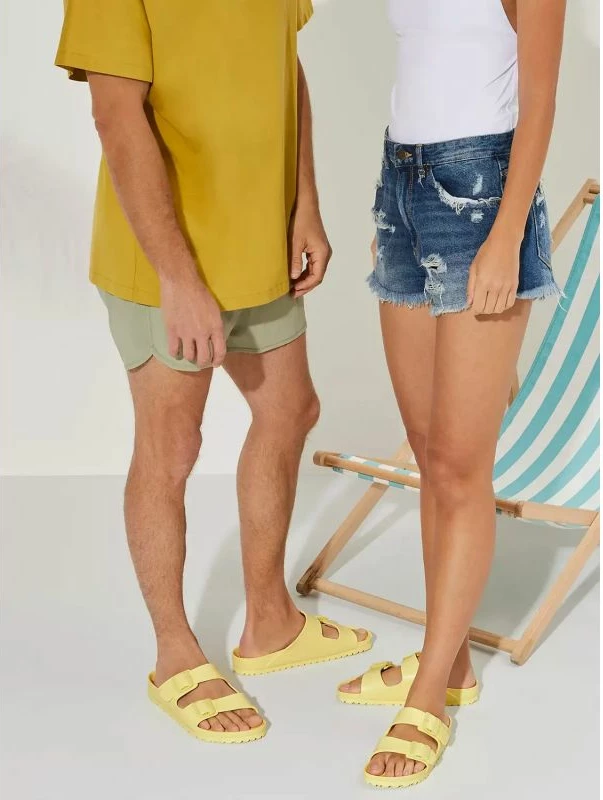 Papuqe femra Birkenstock, të verdha