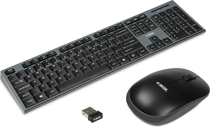 Set tastierë + maus iBOX DESKTOP KIT PRO ikms606w, pa tela, e zezë