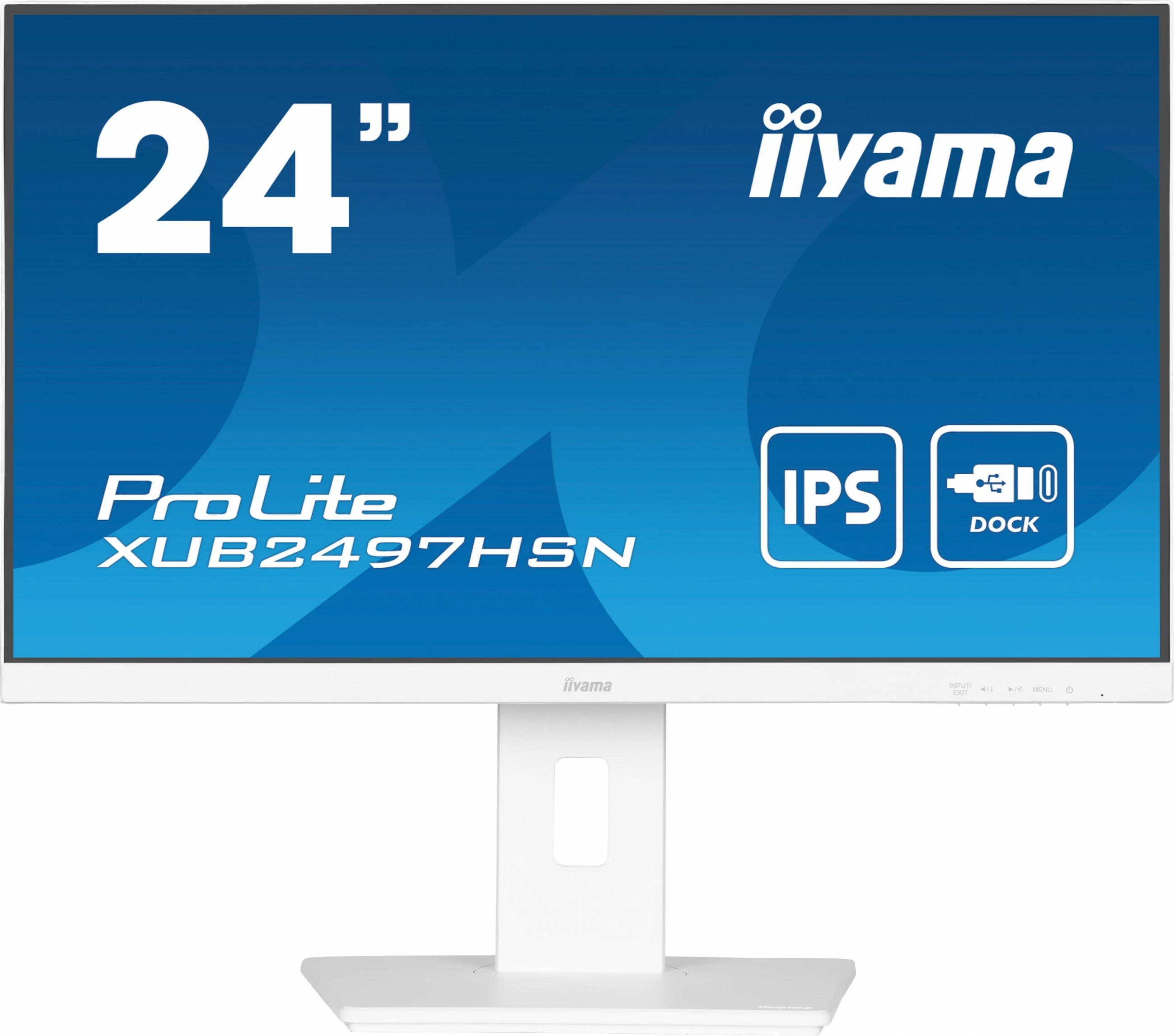 Monitor iiyama ProLite XUB2497HSN-W1, 23.8", Full HD, LED, Bardhë