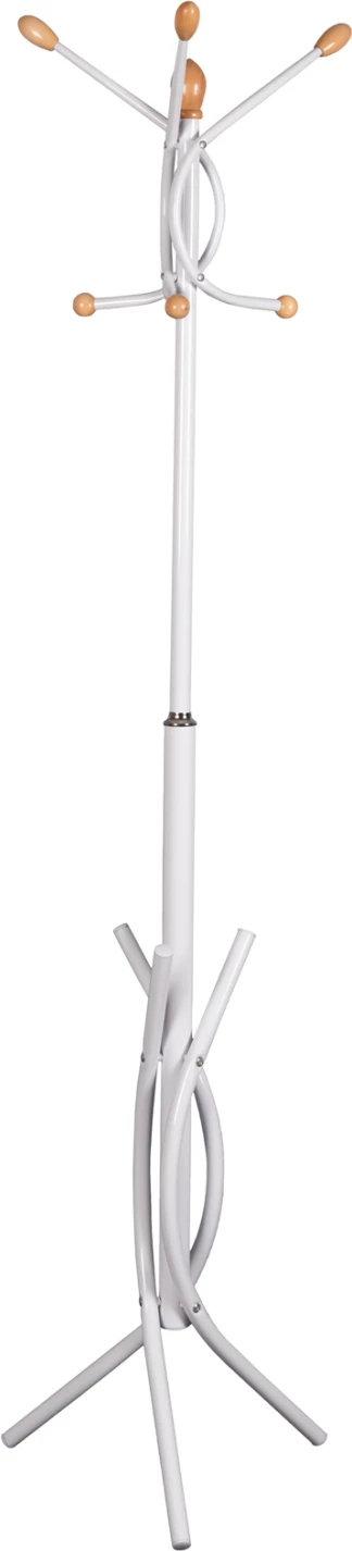 Varëse dyshemeje FH9575.02 metalike, ngjyrë e bardhë, 7 pozicione varëse, 41x41x176H cm