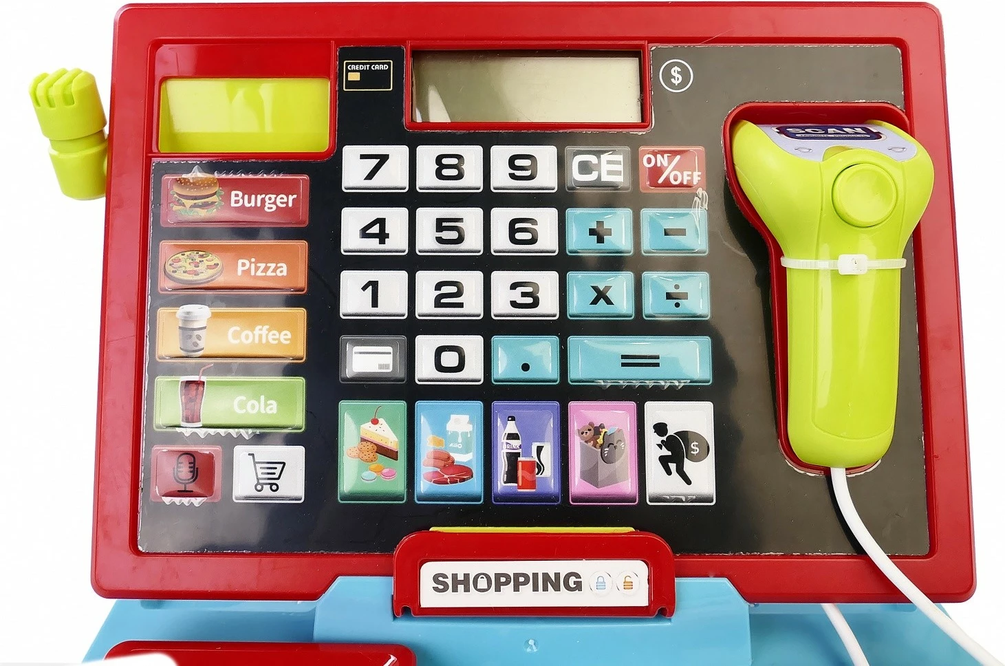 Kasë lodër Artyk 142543 me skaner dhe peshore, shumëngjyrëshe, set aksesorësh