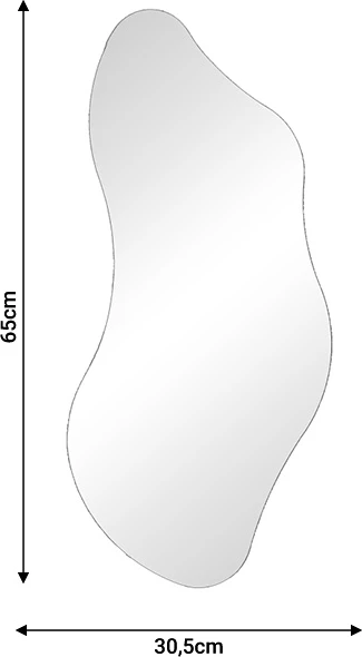 Pasqyrë Vanis Inart 30.5x1x65cm