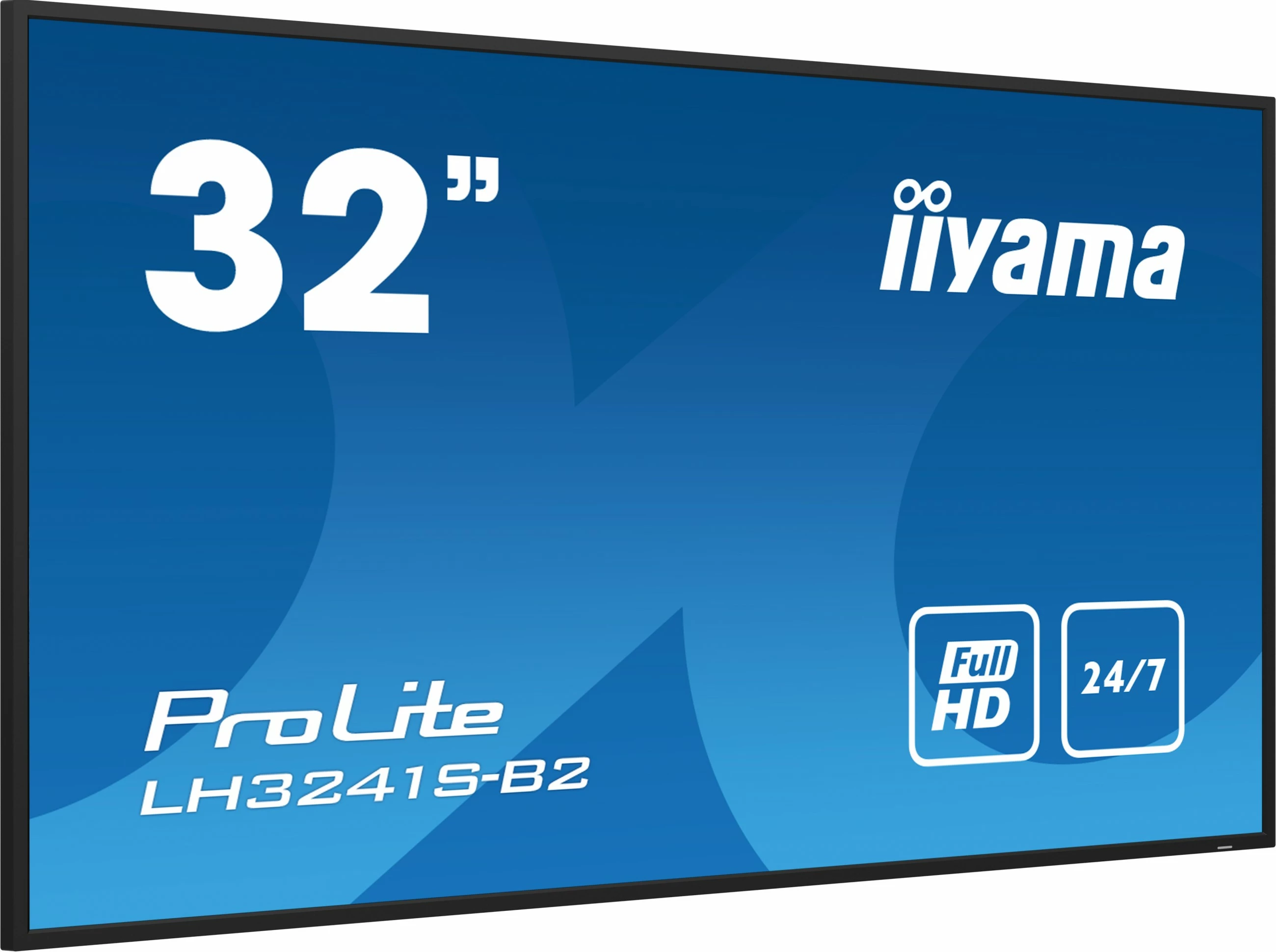 Monitor iiyama LH3241S-B2, 31.5", LED, Full HD, kiosk dizajn, e zezë