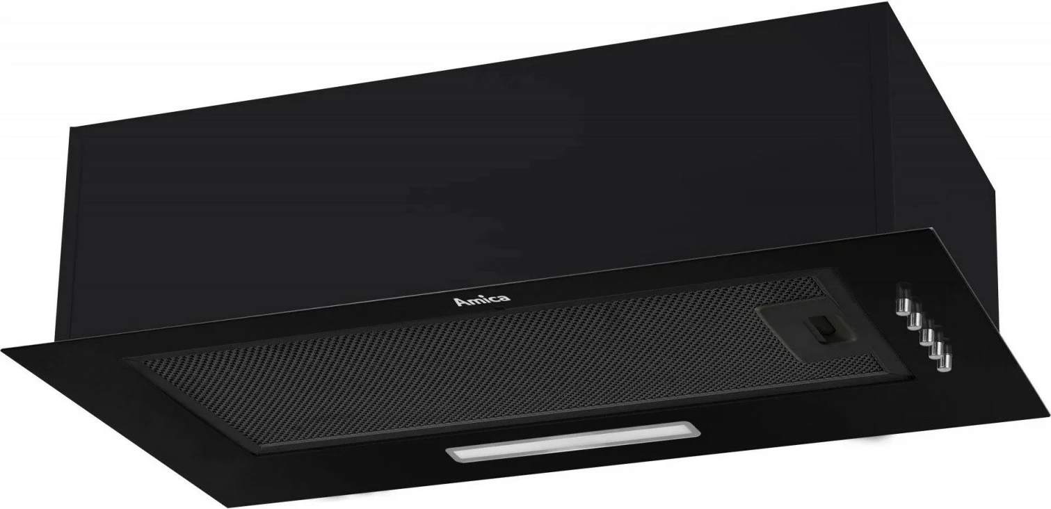 Aspirator kuzhine Amica OMP6211B, i zi, 52 cm, LED