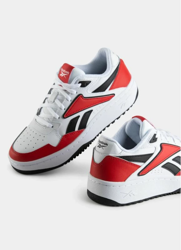 Atlete fëmijë Reebok, të bardha dhe të kuqe