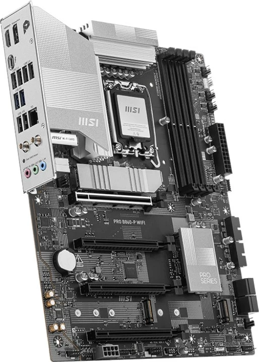 Pllakë amë MSI PRO B860-P WIFI, Intel B860, LGA 1851, ATX, E zezë