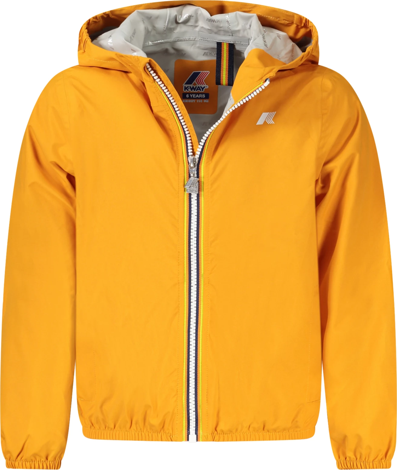 Jakne K-WAY për djem, portokalli