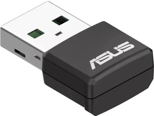 Përshtatës rrjeti ASUS USB-AX55 Nano AX1800, 1800 Mbit/s, i zi