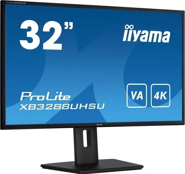 Monitor iiyama XB3288UHSU-B5, 32", 4K Ultra HD, i zi