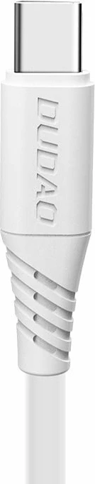Kabllo Dudao L2T, USB në USB Type-C, 2m, 5A, Bardhë