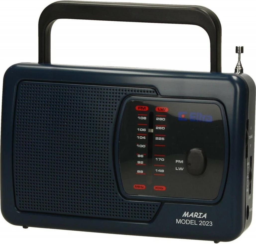 Radio portabile Eltra OR MARIA, mono, FM/LW, blu e errët
