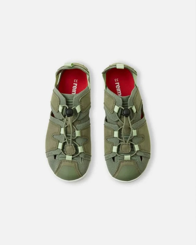 Sandale për fëmijë Reima, të gjelbra